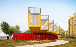 shipping containers are both an ideal storage solution and a homeless solution